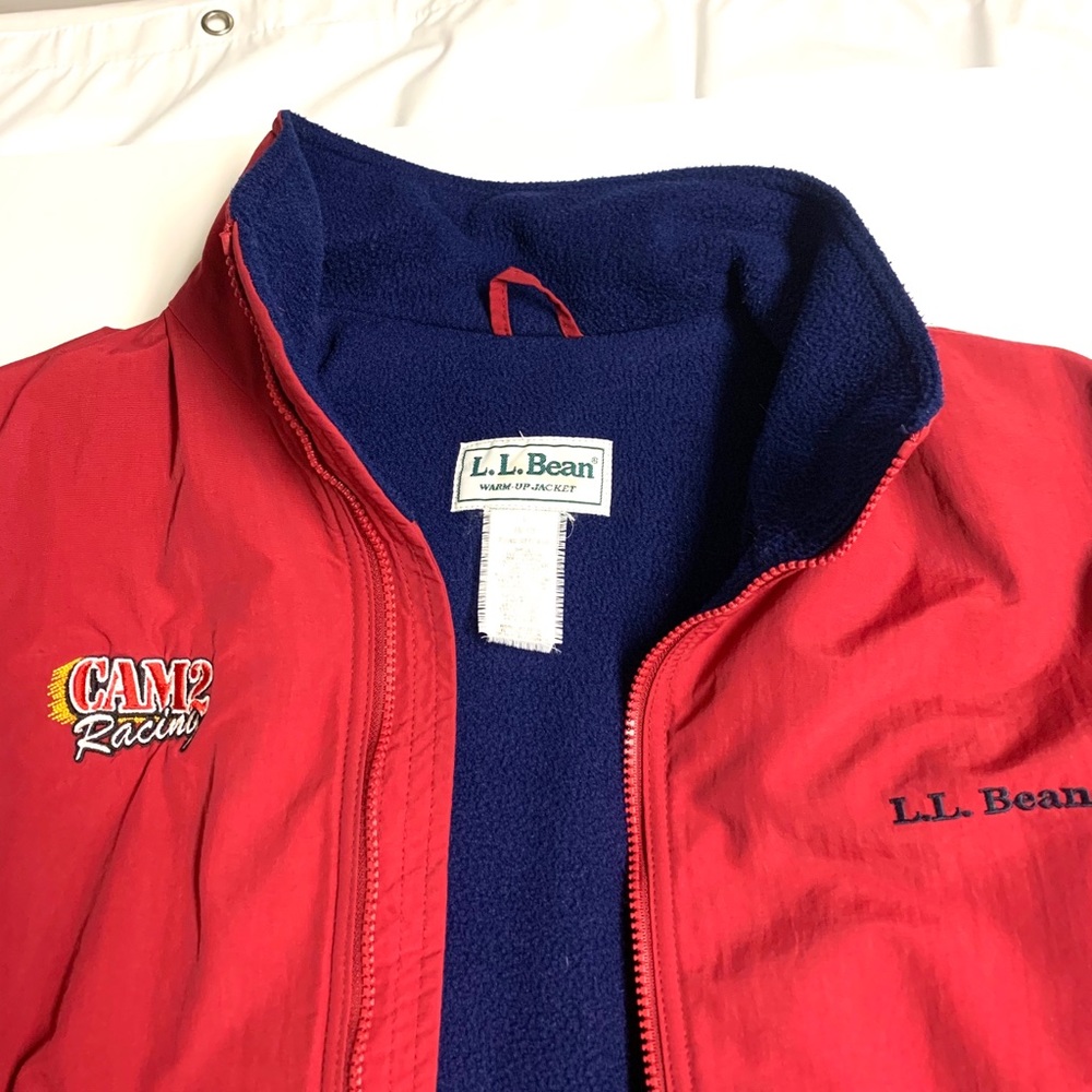 Vintage LL Bean warm-up jacket men’s L. - Picture 5 of 8